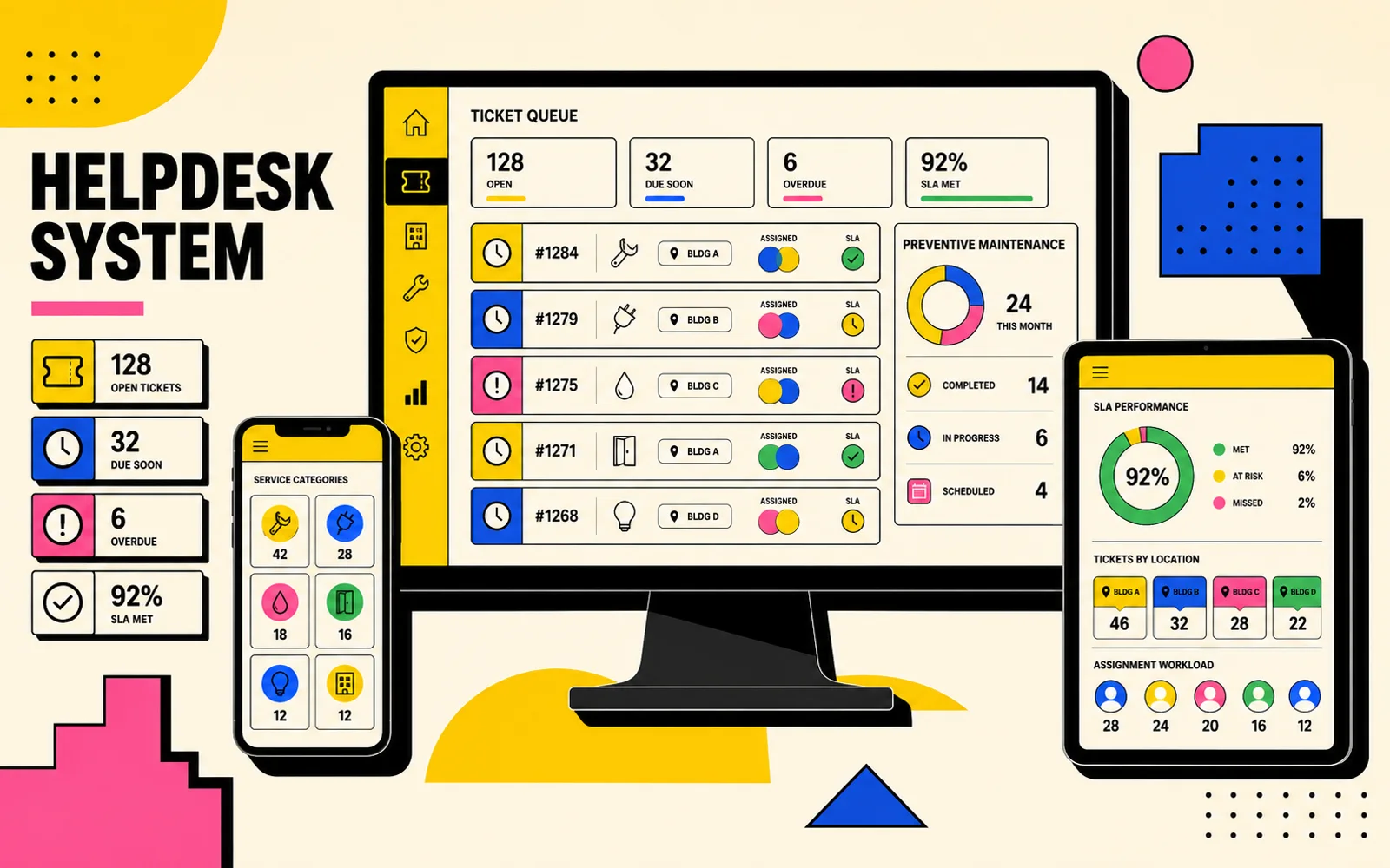 Helpdesk System preview