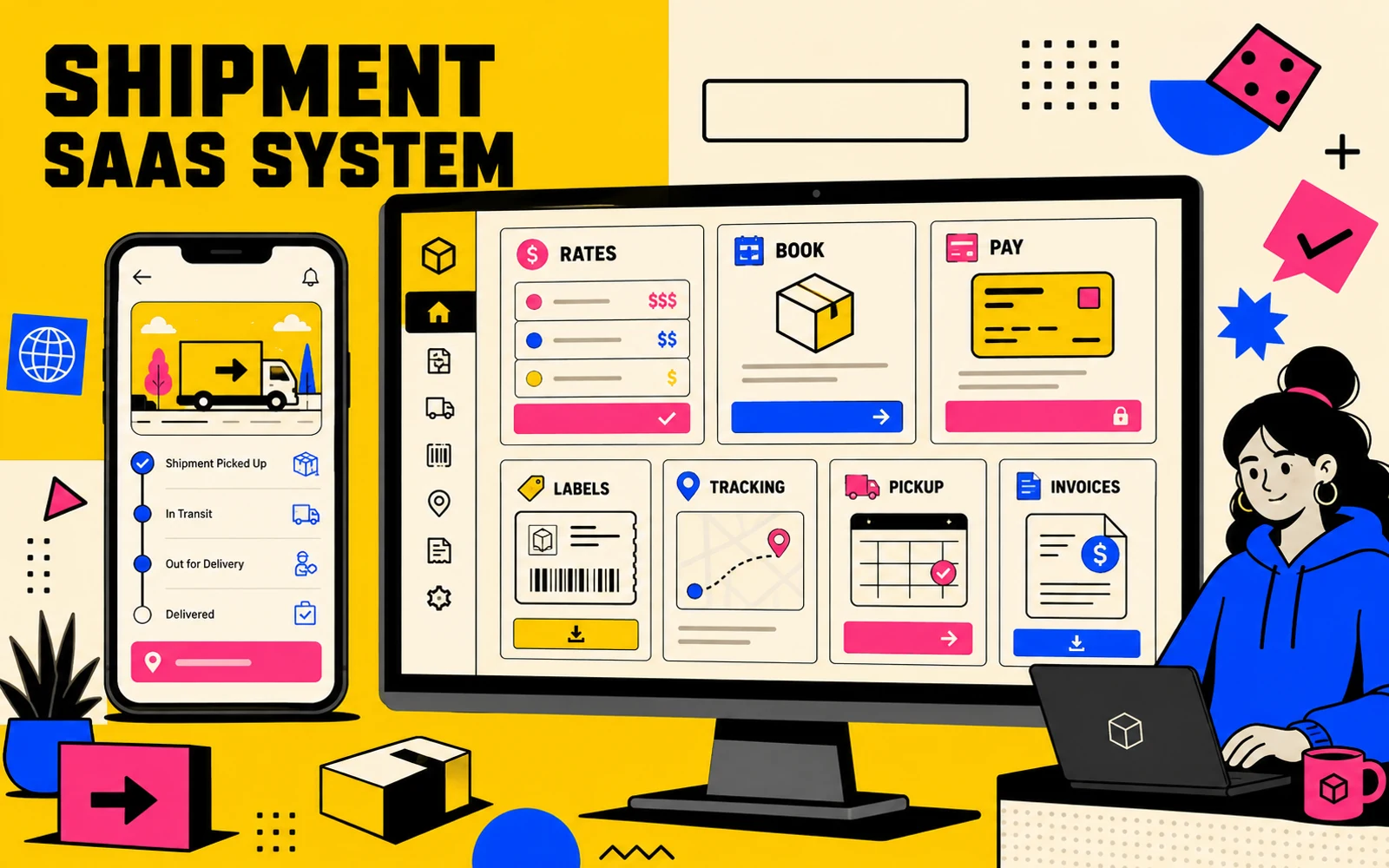 Shipment SaaS System preview